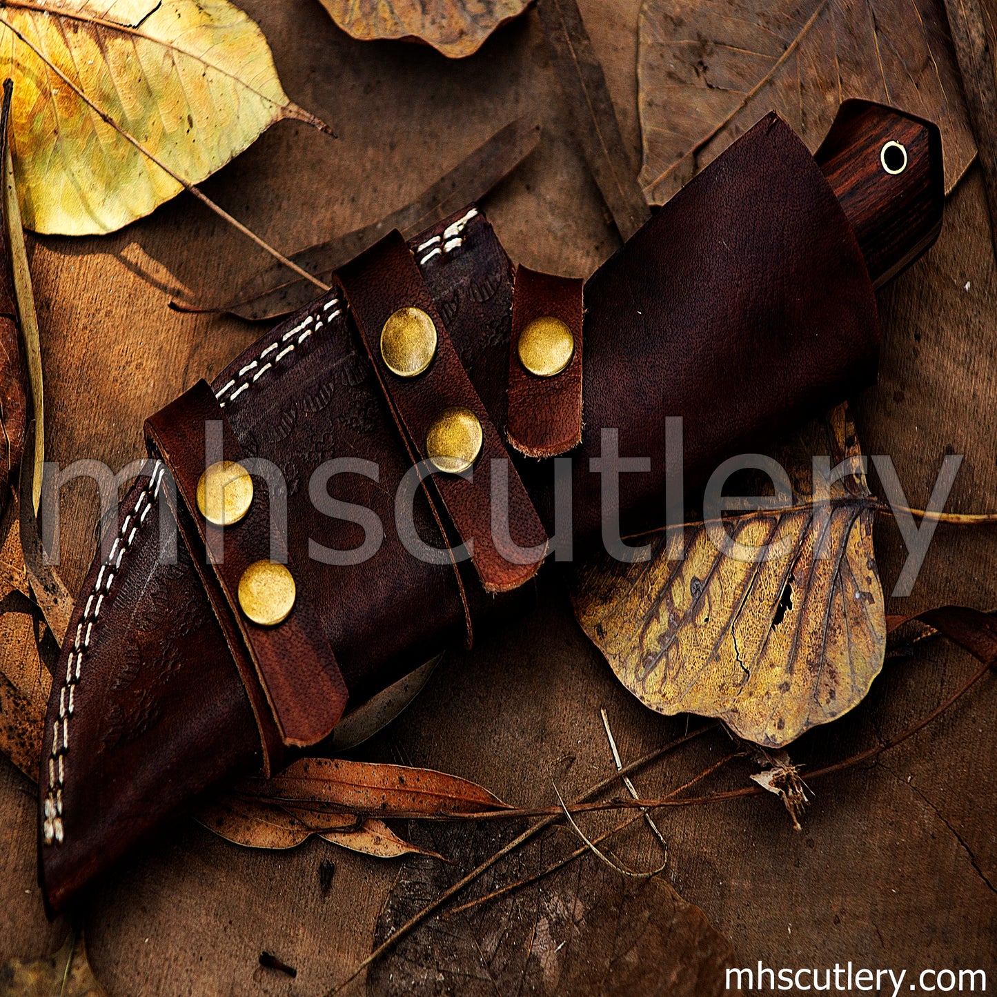 Handmade Damascus Steel Tactical Bushcraft Tracker Knife | mhscutlery