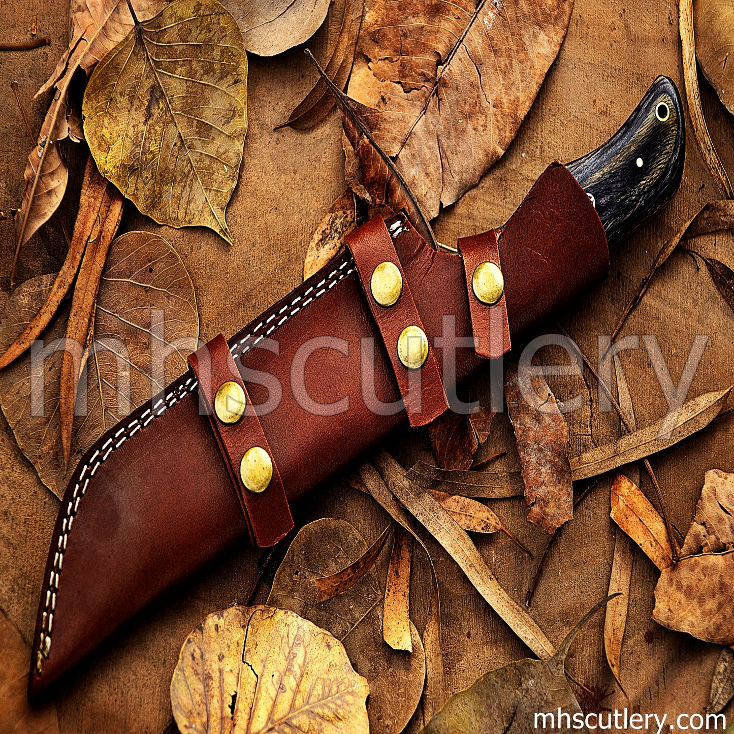 Hand Forged Damascus Steel Long Tactical Tracker Knife | mhscutlery