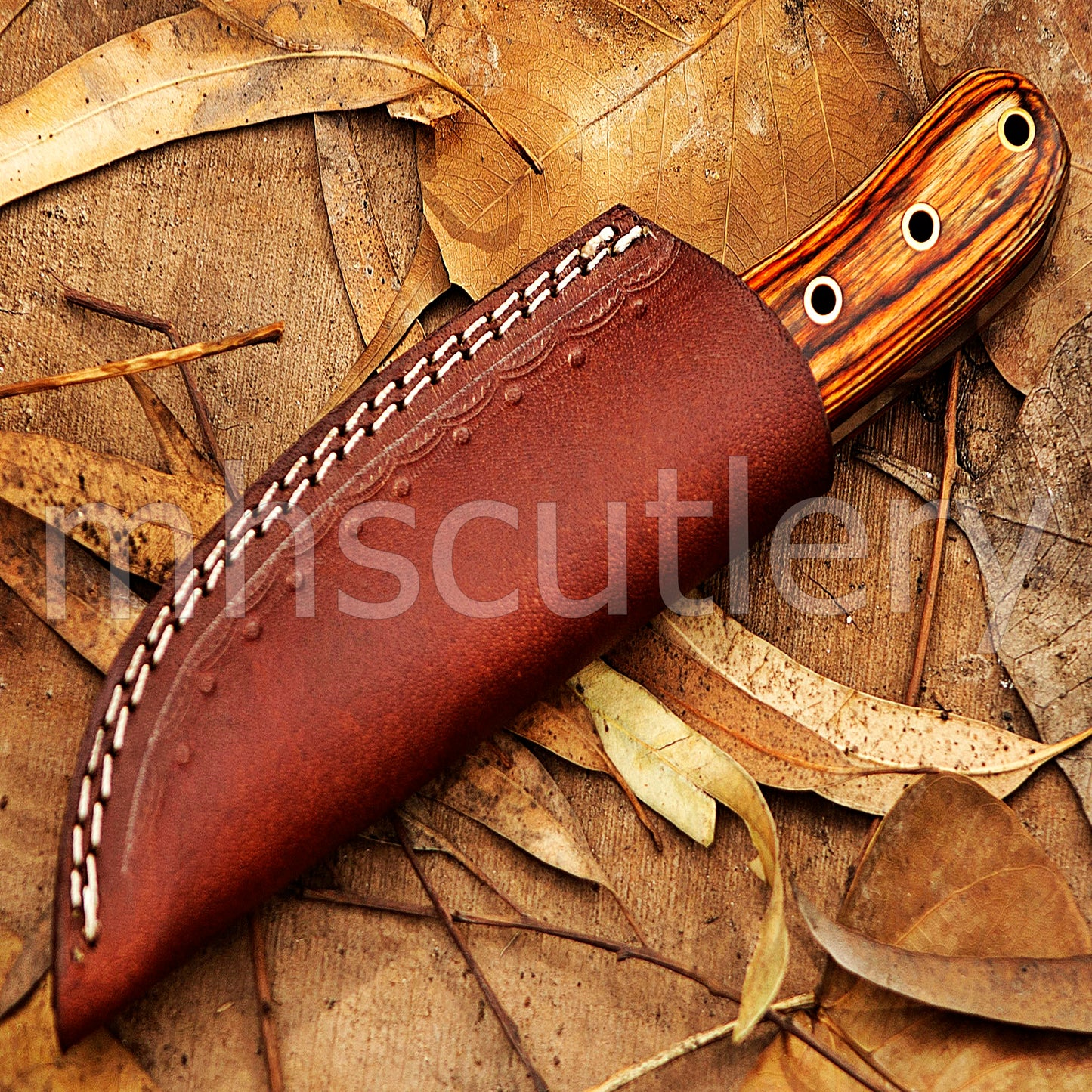 Handmade Damascus Steel Tactical Hunting Skinner Knife | mhscutlery