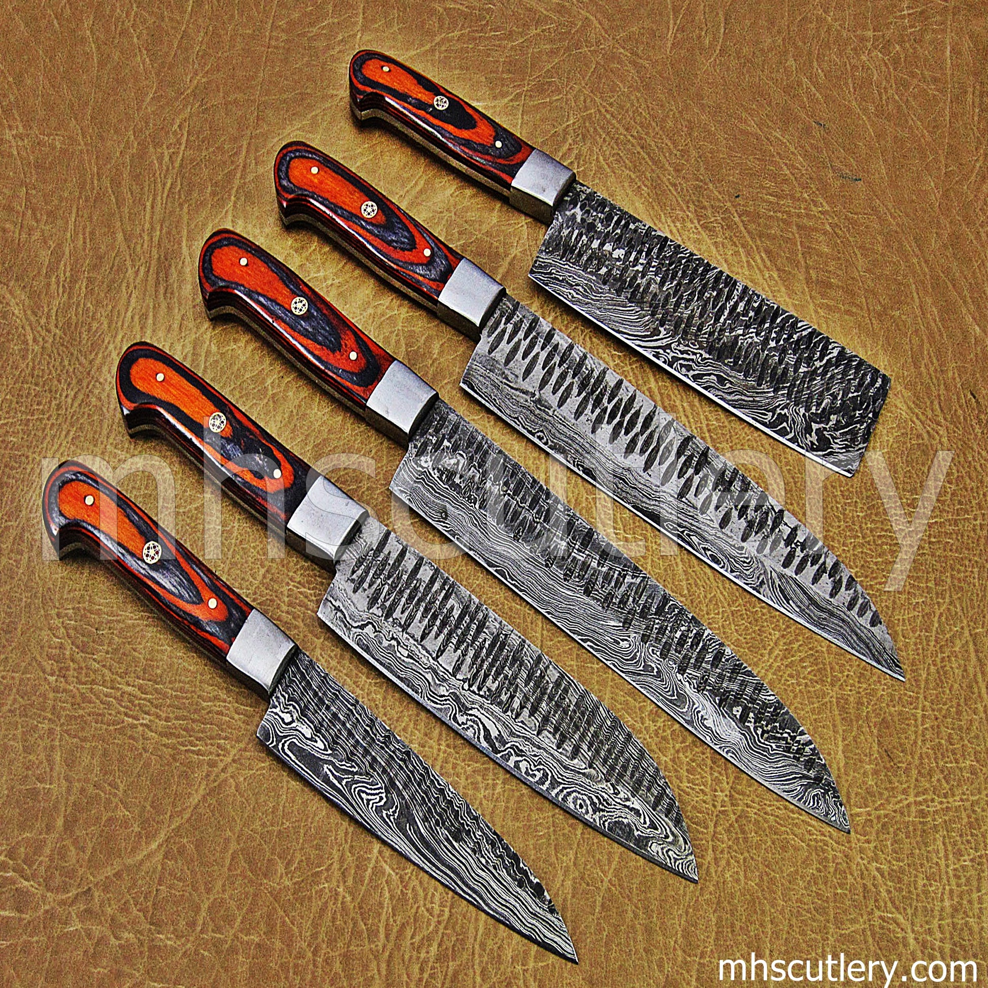 Damascus Steel Kitchen's Chef Set | mhscutlery
