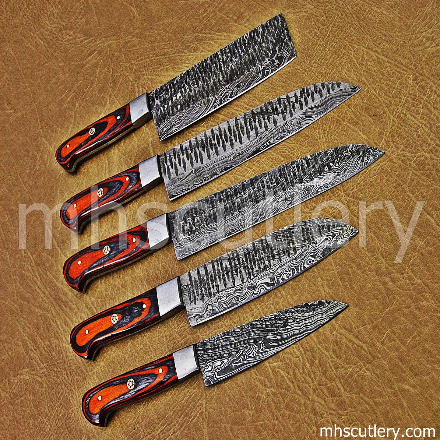 Damascus Steel Kitchen's Chef Set | mhscutlery