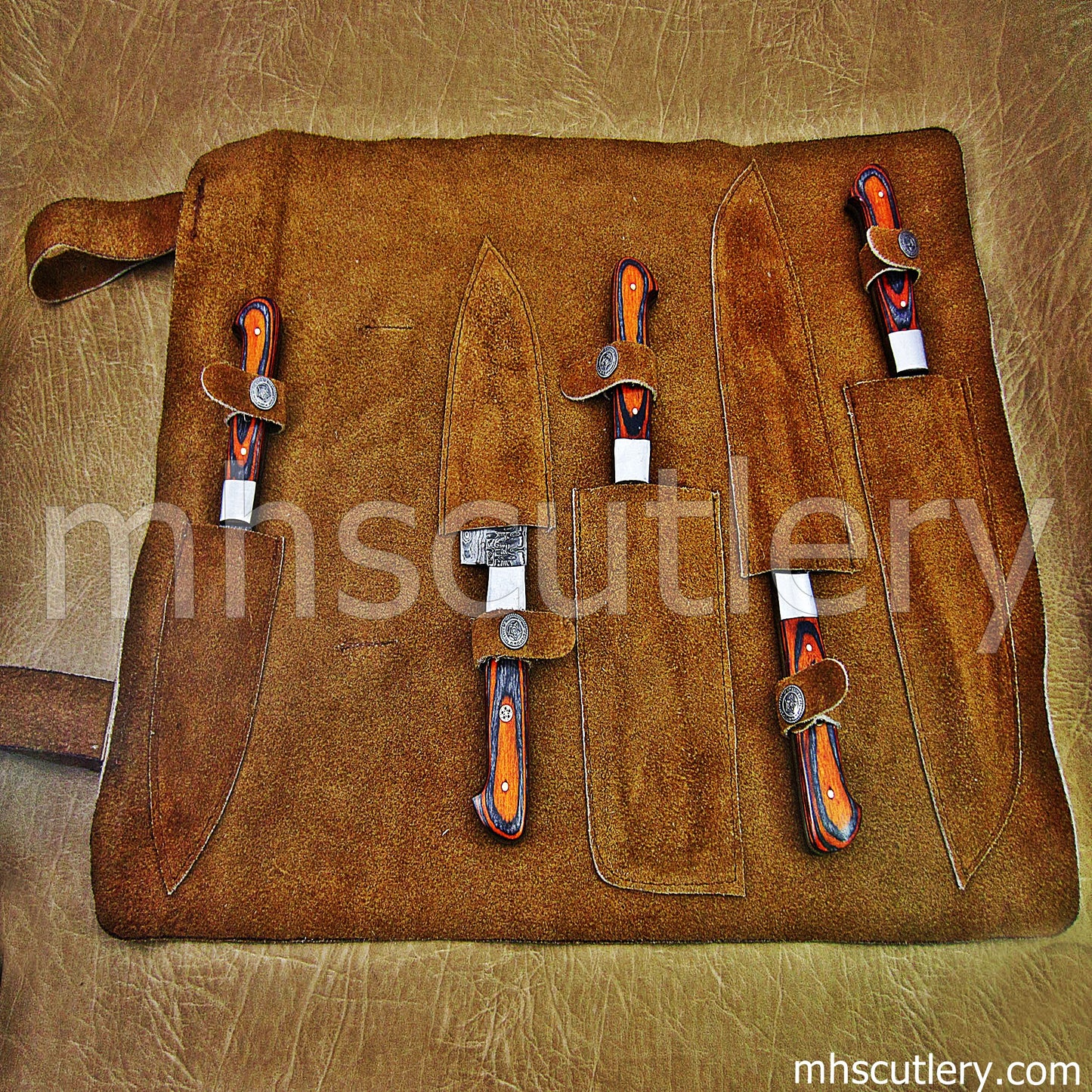 Damascus Steel Kitchen's Chef Set | mhscutlery