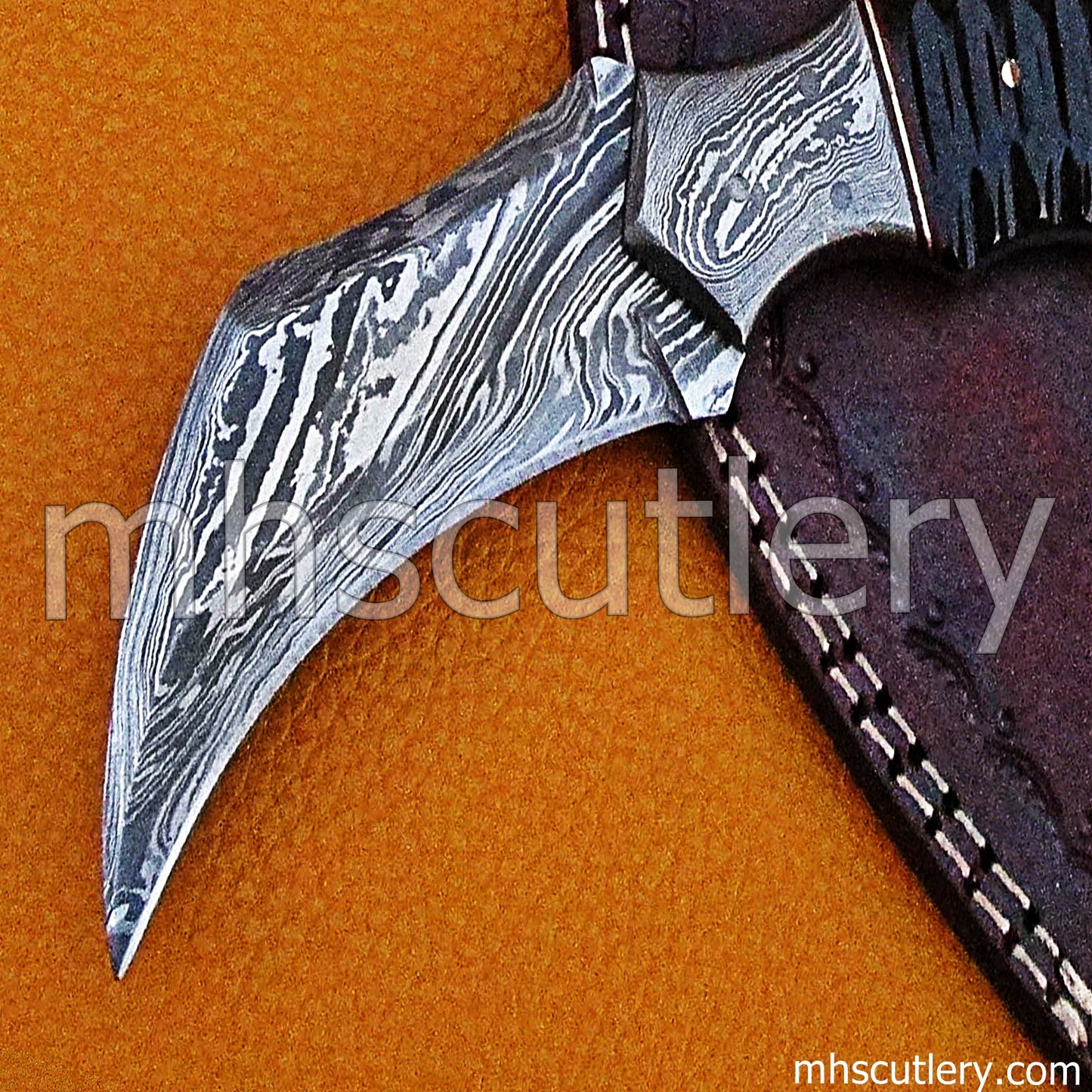 Damascus Steel Tactical Karambit | mhscutlery