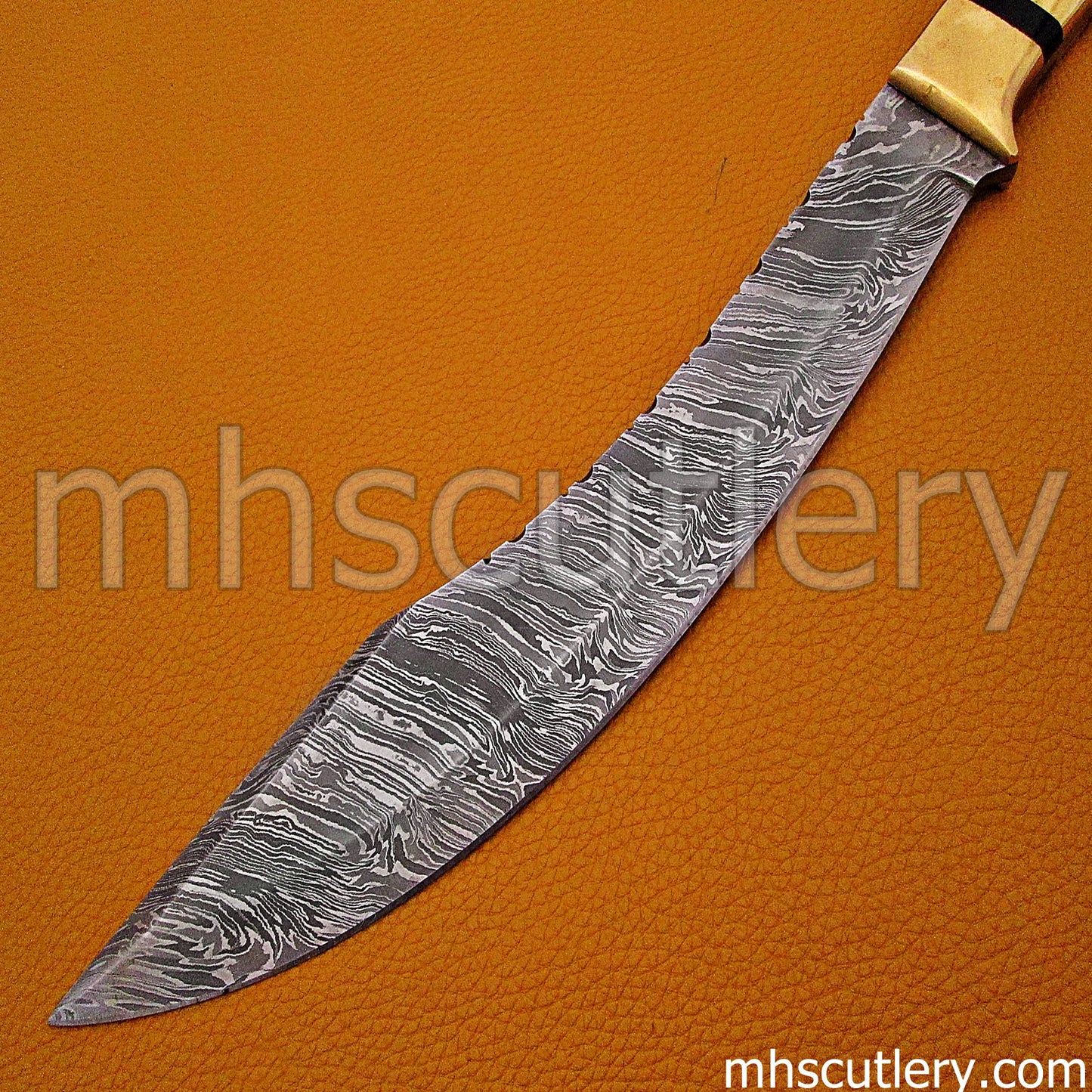 Damascus Steel Nepalese Army Machete Knife | mhscutlery