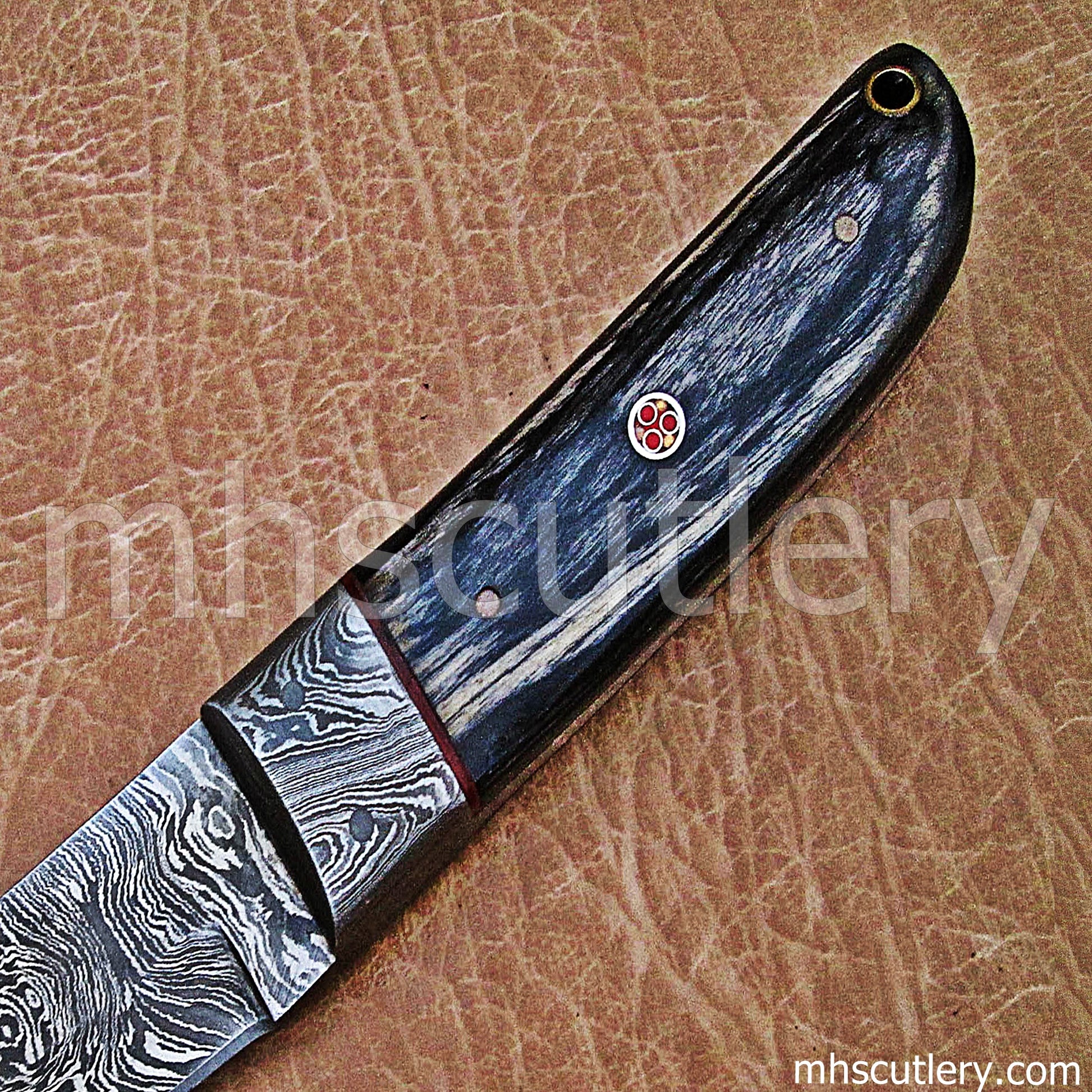 Damascus Steel Japanese Tanto | mhscutlery