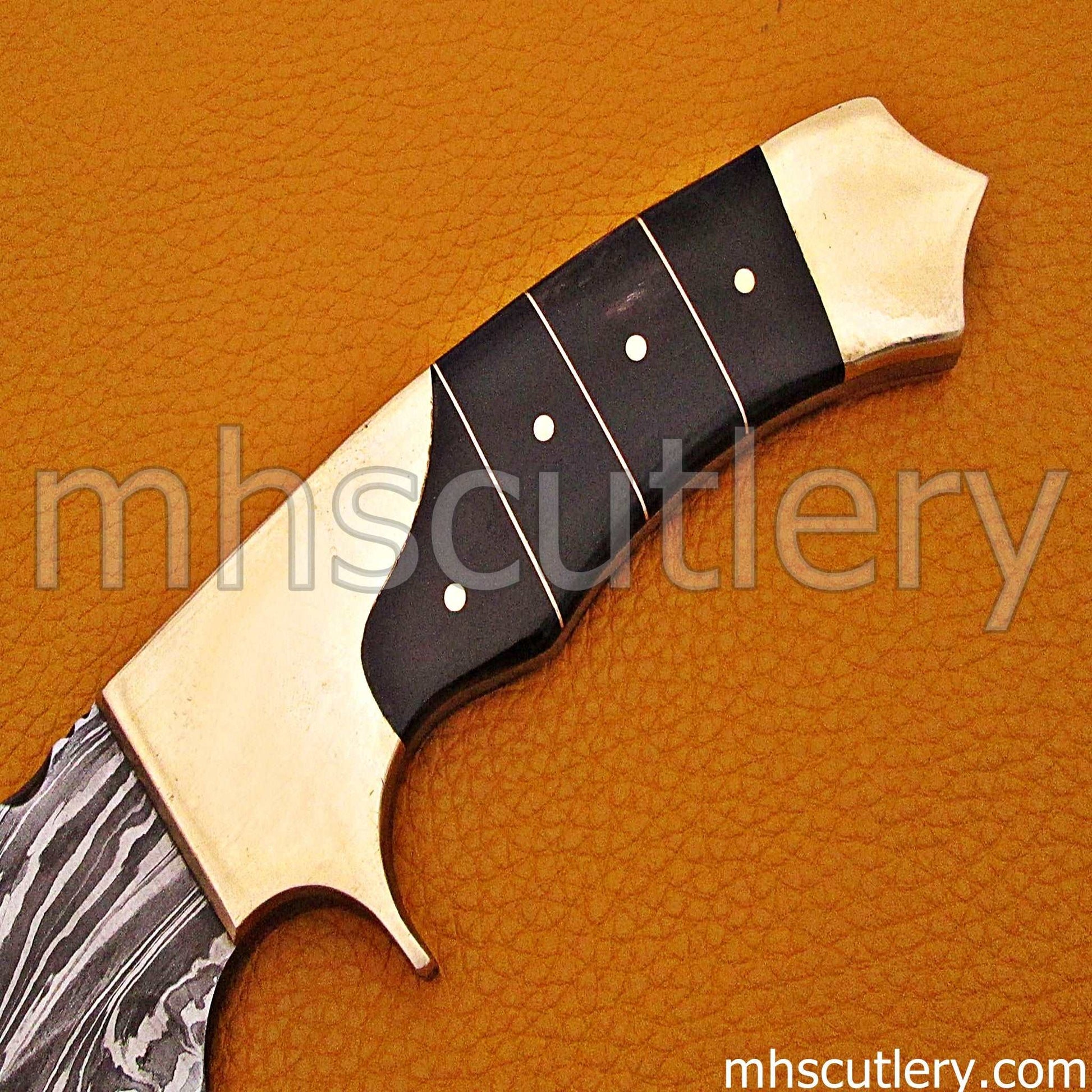 Custom Hand Forged Damascus Steel Antique Machete | mhscutlery