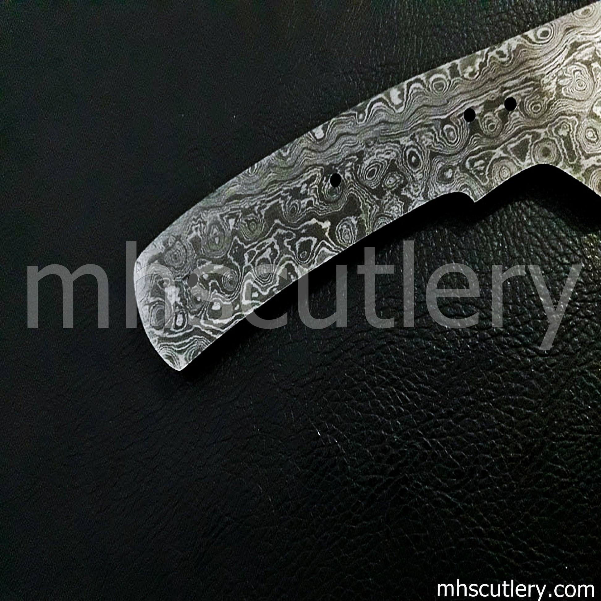Custom Handmade Damascus Steel Mini Skinner Blank For Knife Makers | mhscutlery
