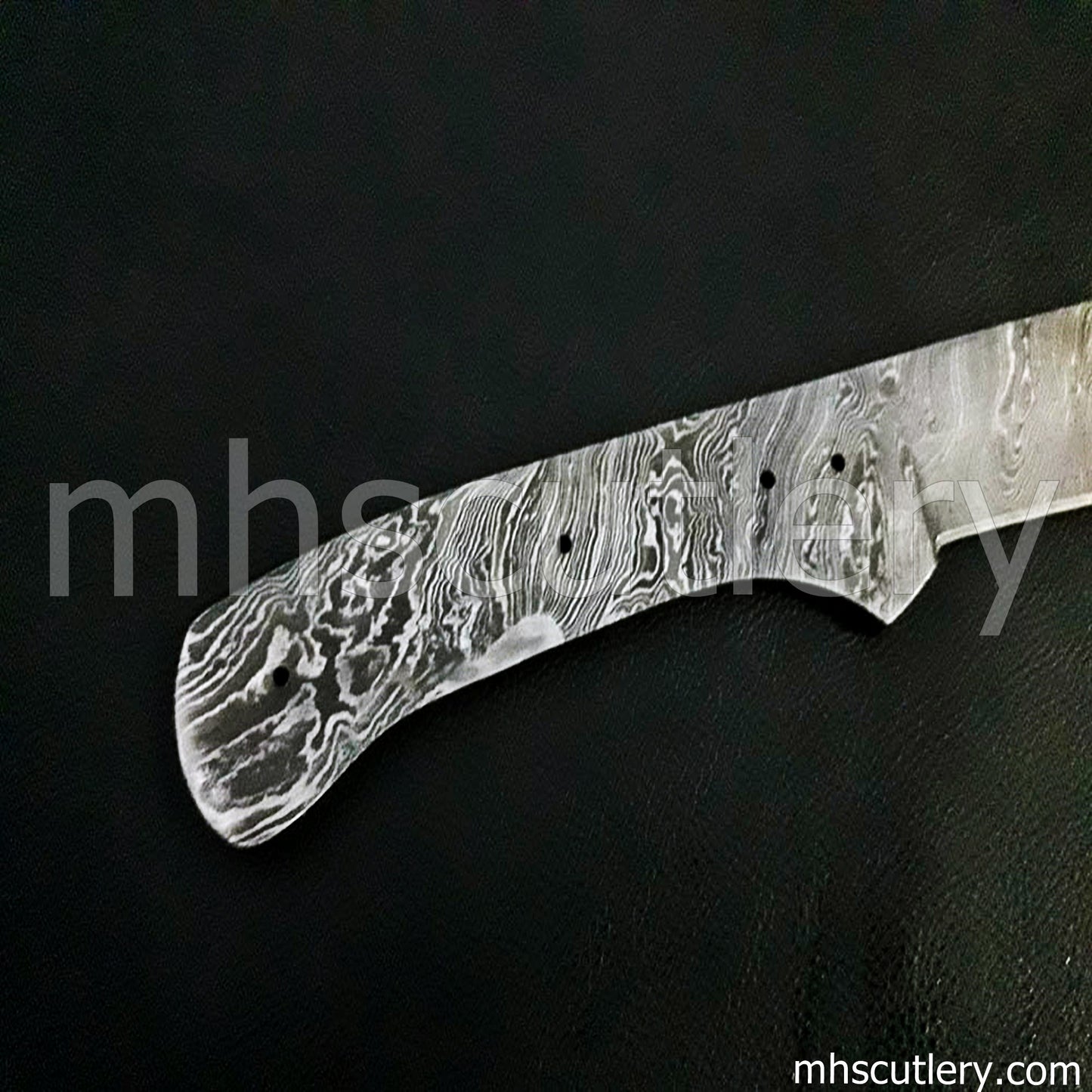 Custom Hand Forged Damascus Steel Tactical Hunter Blank Blade For Knife Makers | mhscutlery