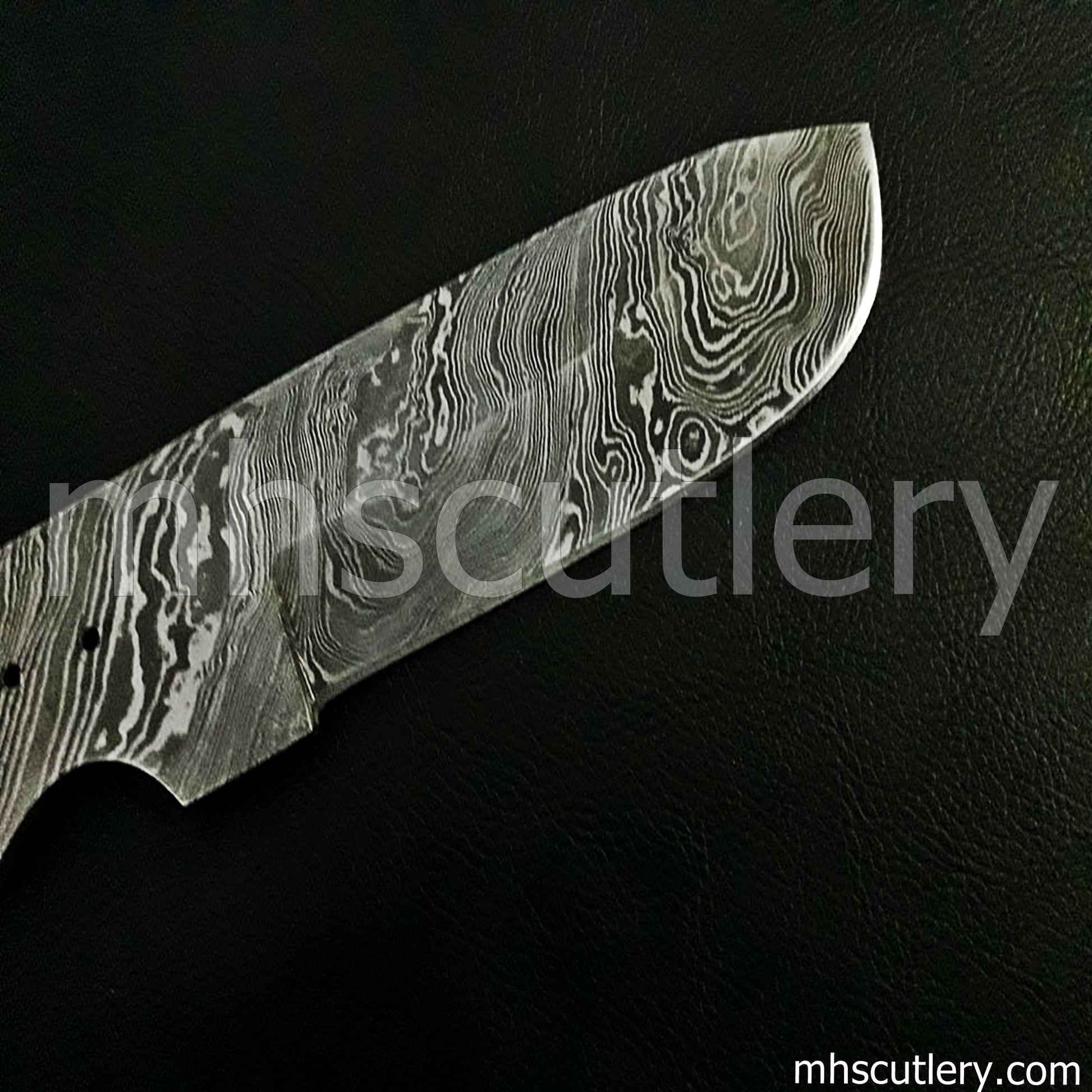 Handmade Damascus Steel Hunting Skinner Blank Blade For Knife Makers | mhscutlery