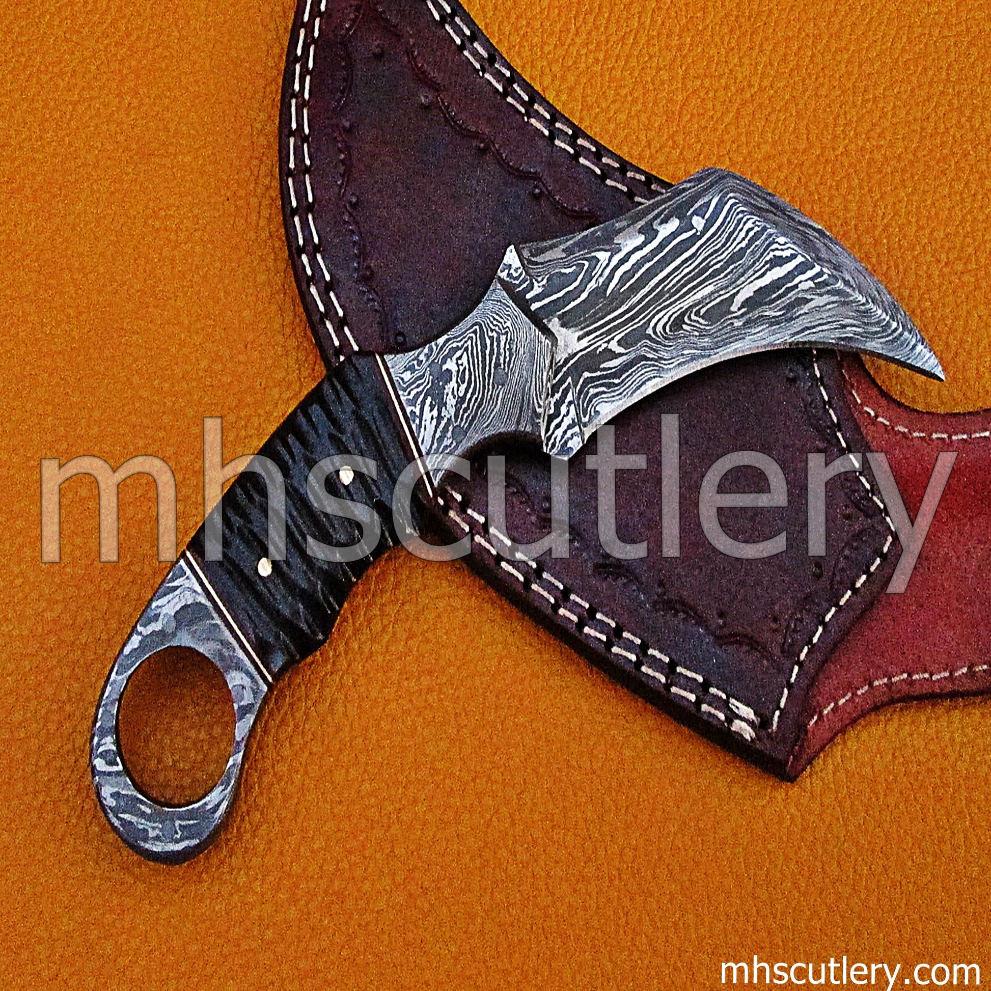 Damascus Steel Tactical Karambit | mhscutlery