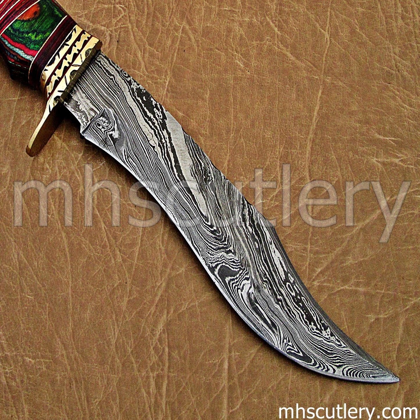 Handmade Damascus Steel Hunter Machete | mhscutlery