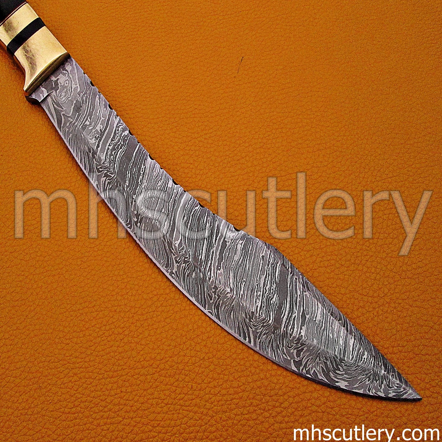 Damascus Steel Nepalese Army Machete Knife | mhscutlery