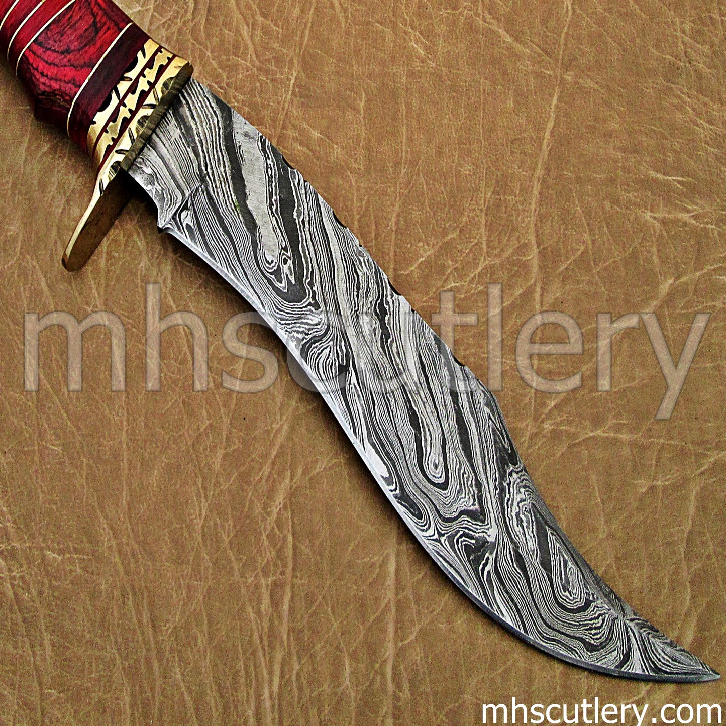 Handmade Damascus Steel Kukri Hunting Knife | mhscutlery