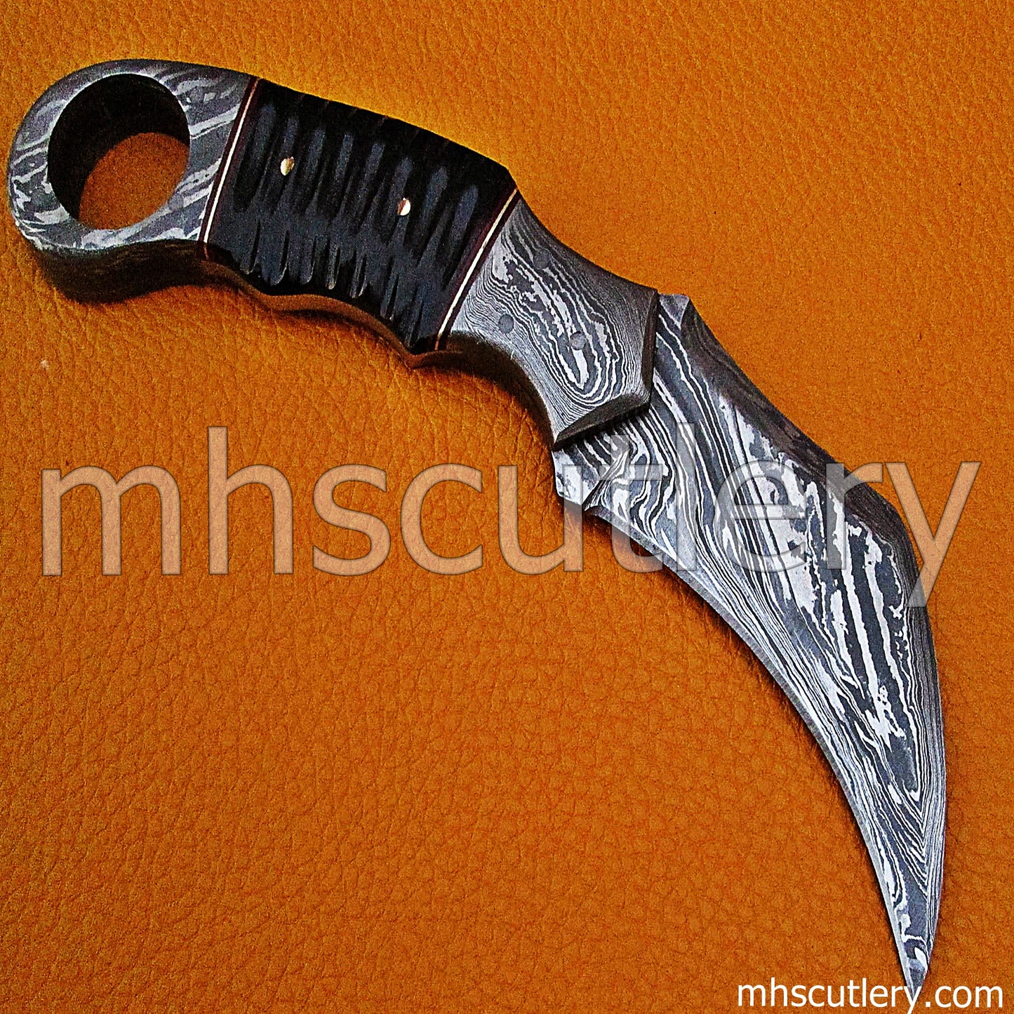 Damascus Steel Tactical Karambit | mhscutlery