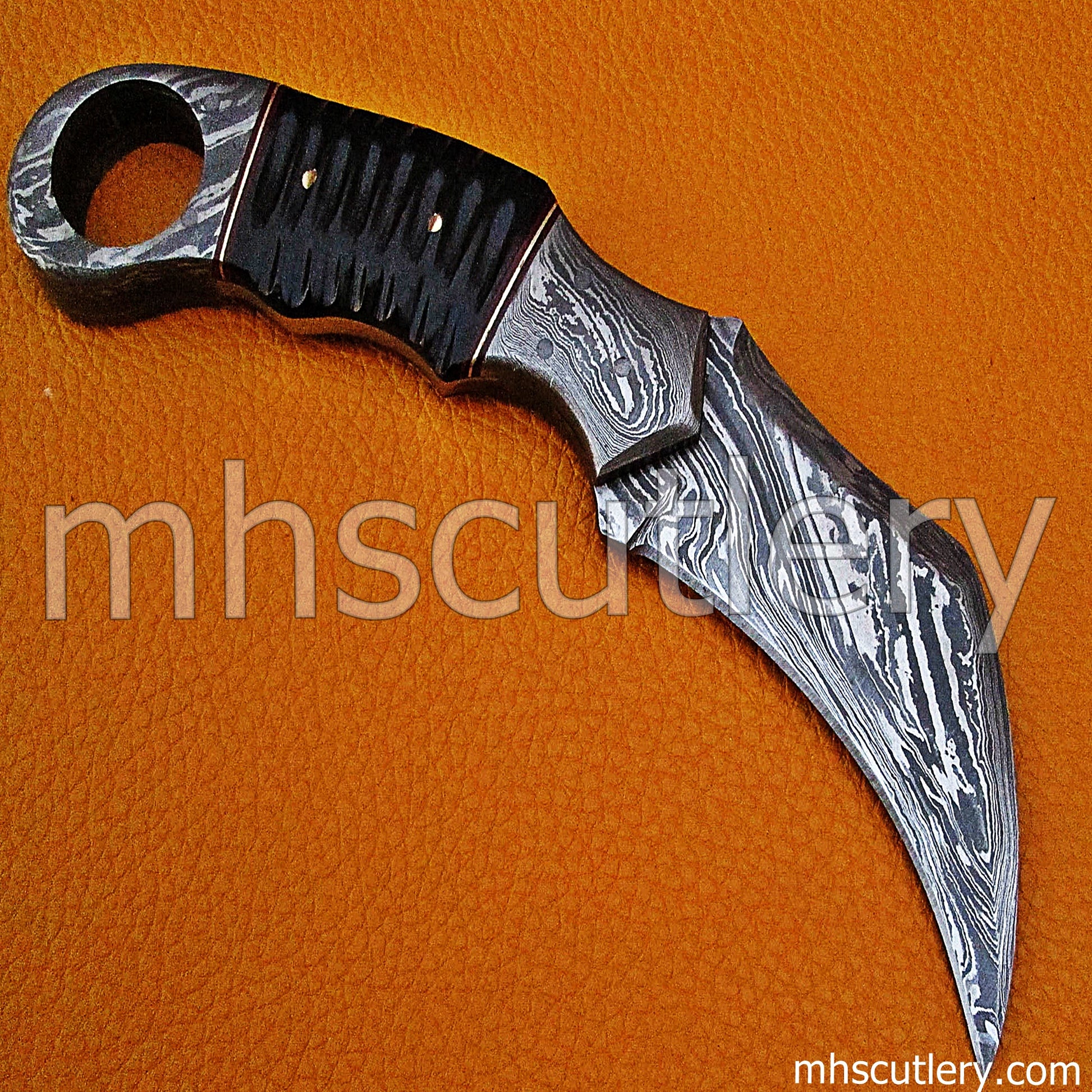 Damascus Steel Tactical Karambit | mhscutlery