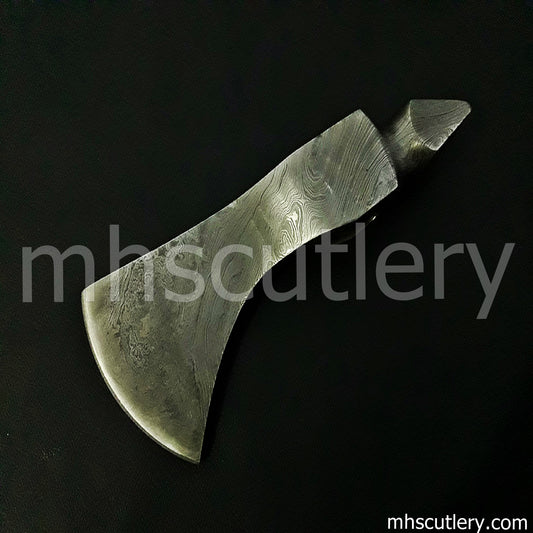 Damascus Steel Axe Head | mhscutlery