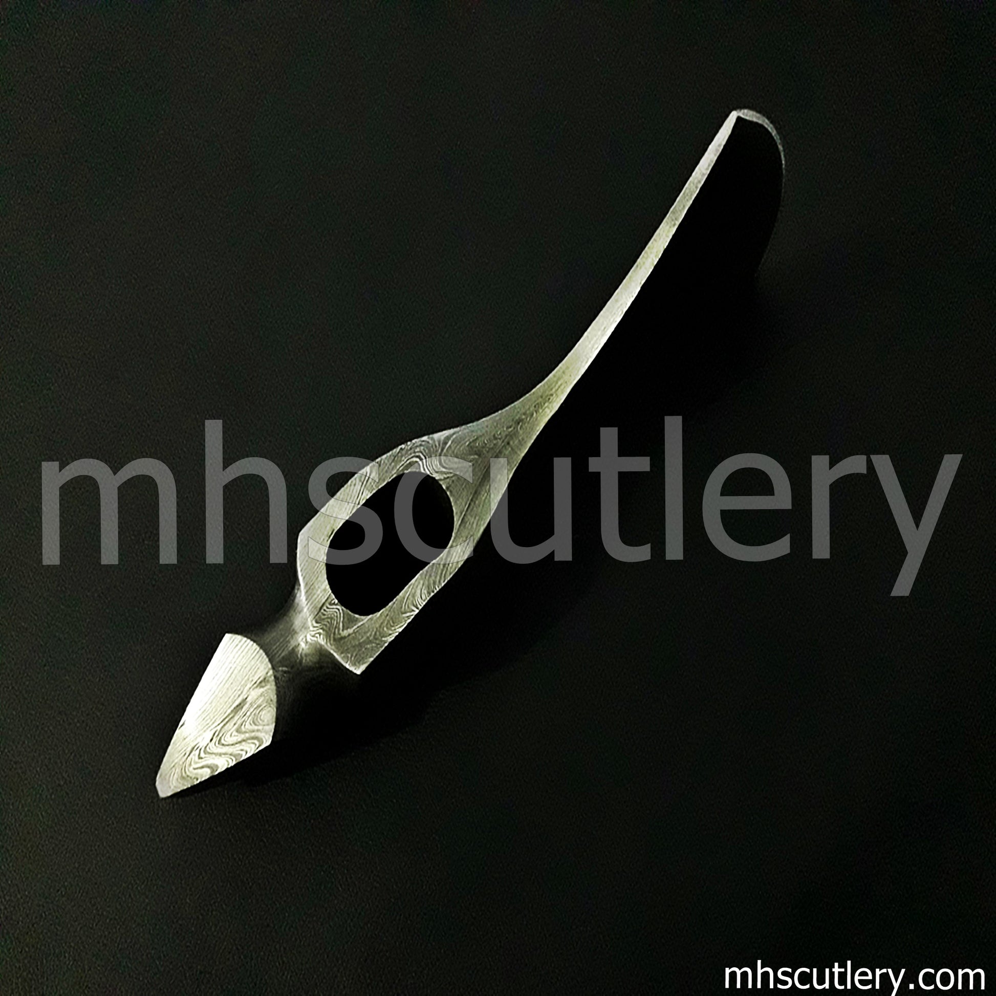 Damascus Steel Axe Head | mhscutlery