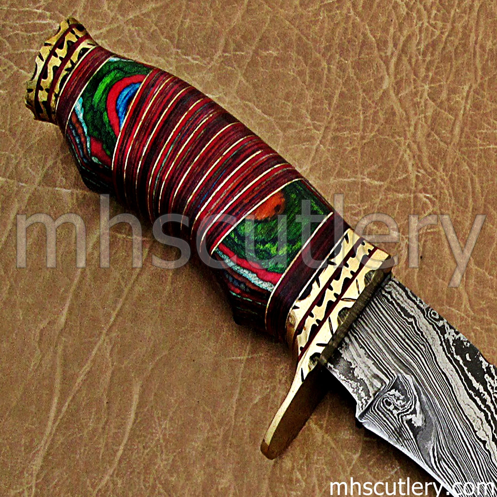 Handmade Damascus Steel Hunter Machete | mhscutlery