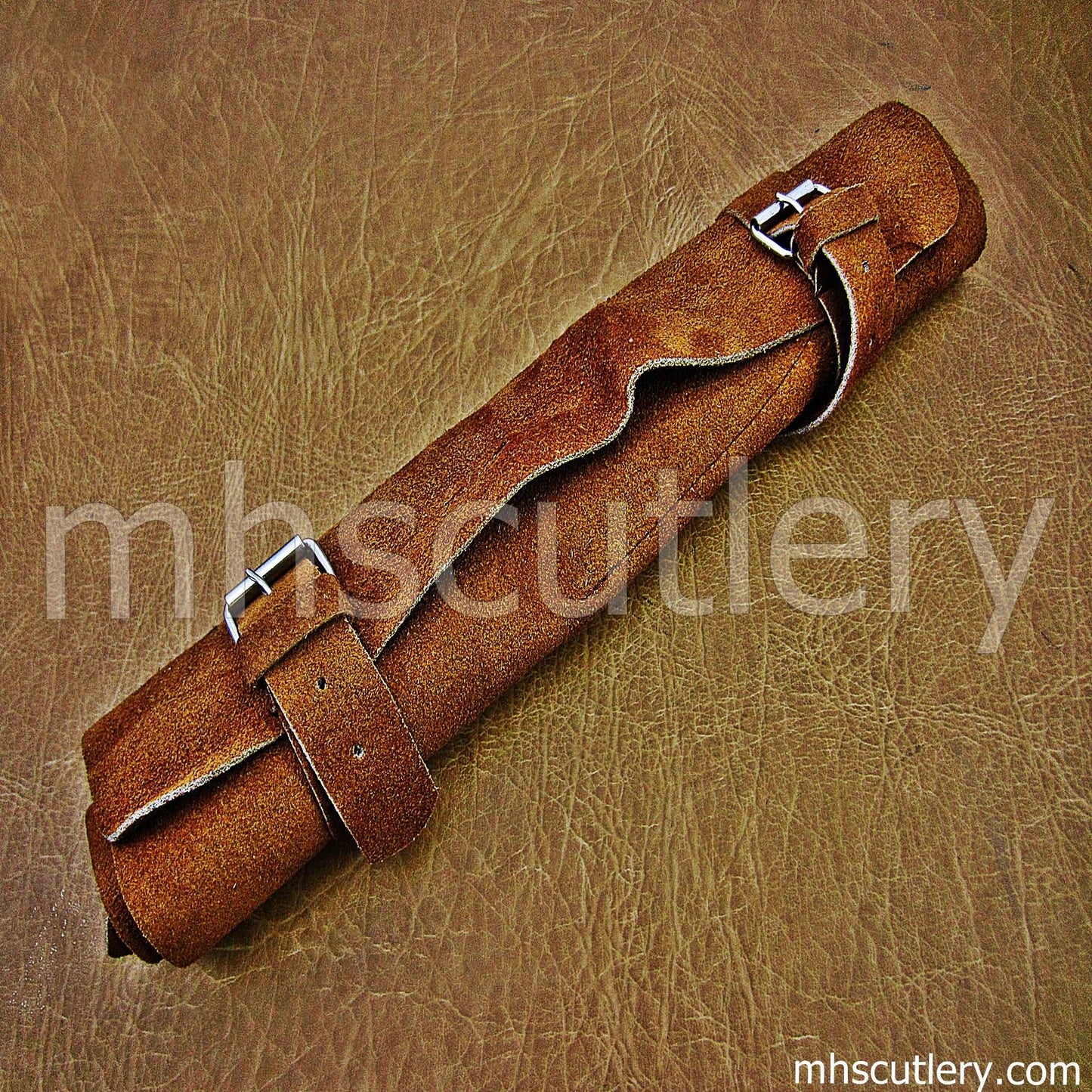 Custom Hand Forged Damascus Steel Chef Knives Set | mhscutlery