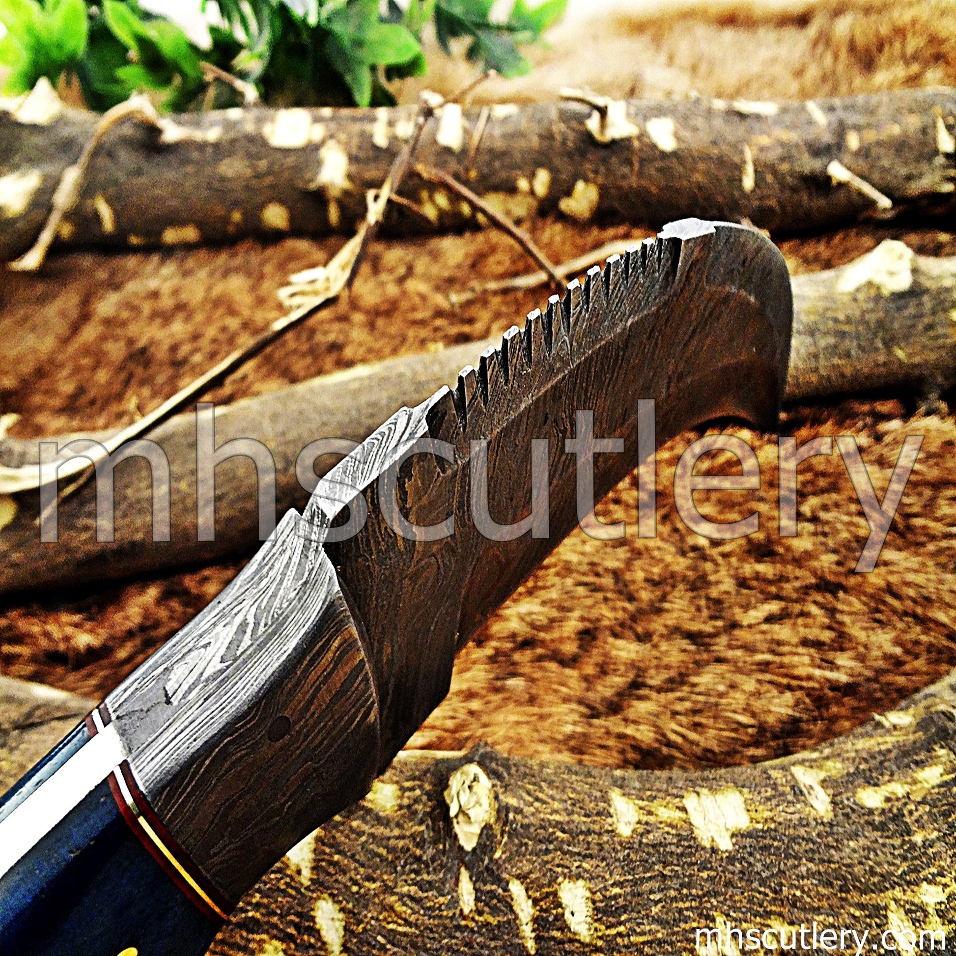 Damascus Karambit Knife | mhscutlery