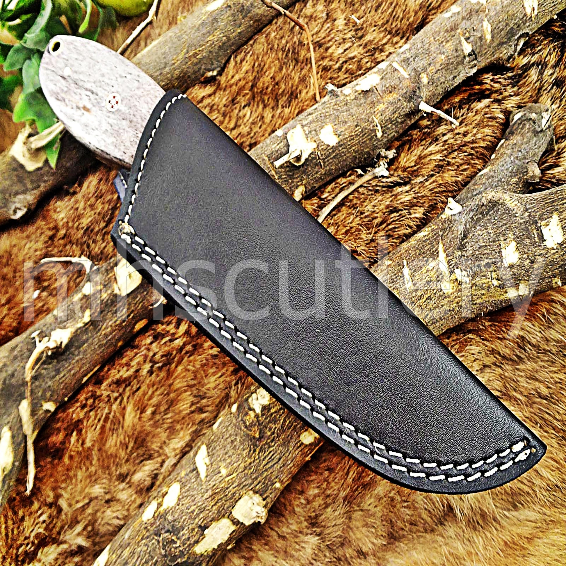 Damascus Steel Fancy Skinning Knife | mhscutlery