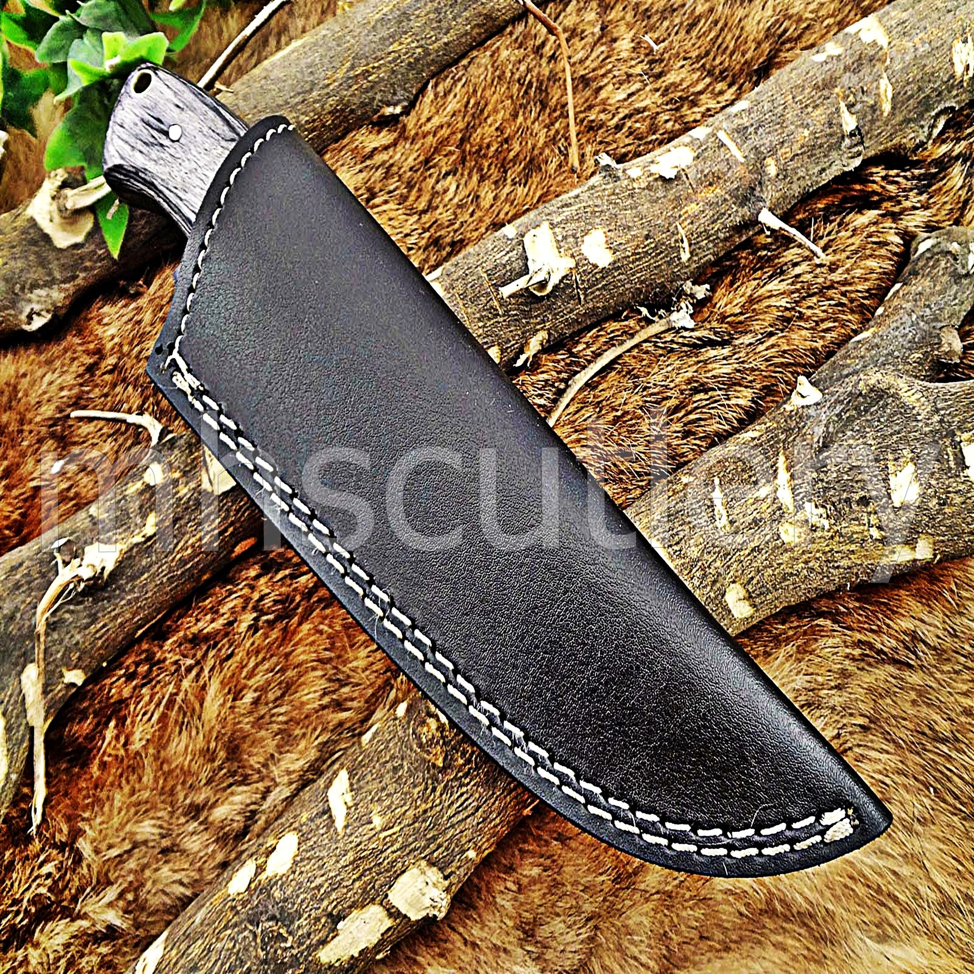 Handmade Damascus Steel Hunting Skinner Knife | mhscutlery