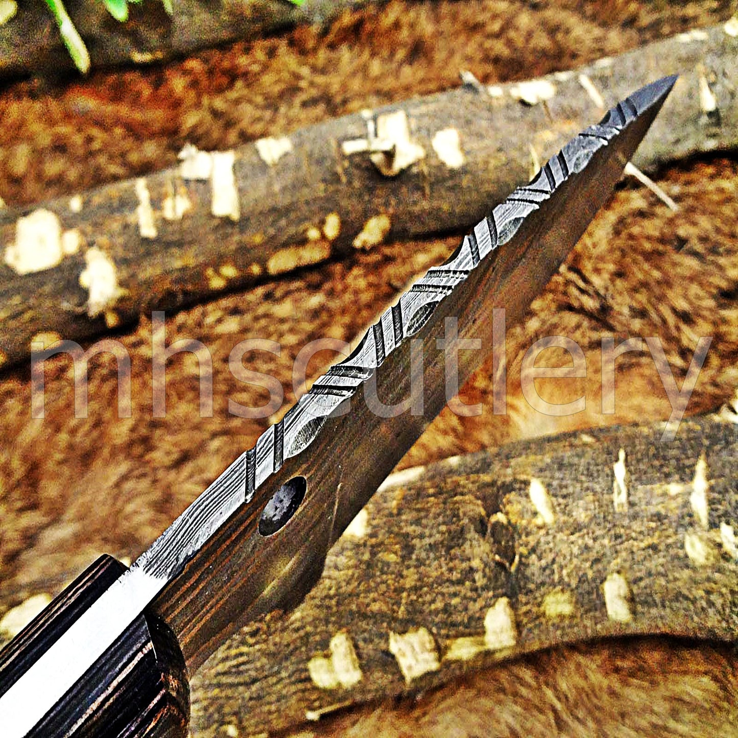 Handmade Damascus Steel Fancy Tactical Tanto | mhscutlery