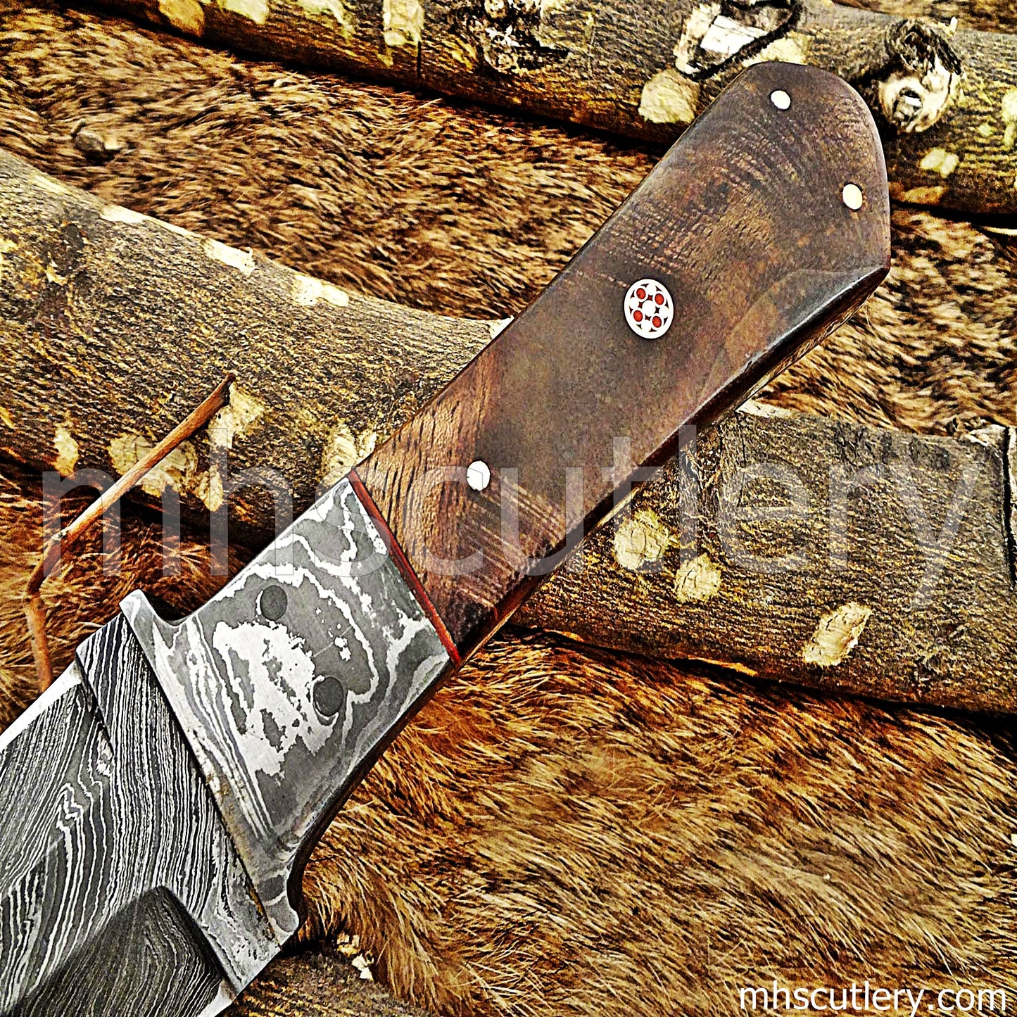 Damascus Steel Tactical Dagger Knife | mhscutlery