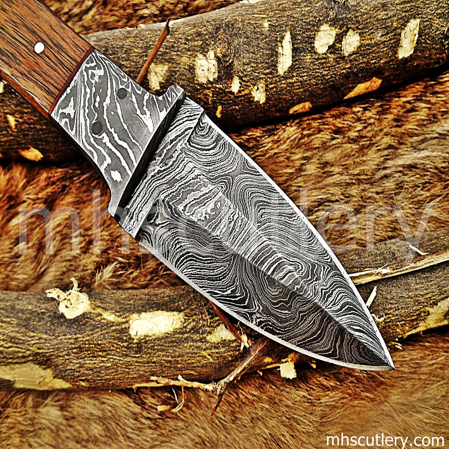 Damascus Steel Tactical Dagger Knife | mhscutlery