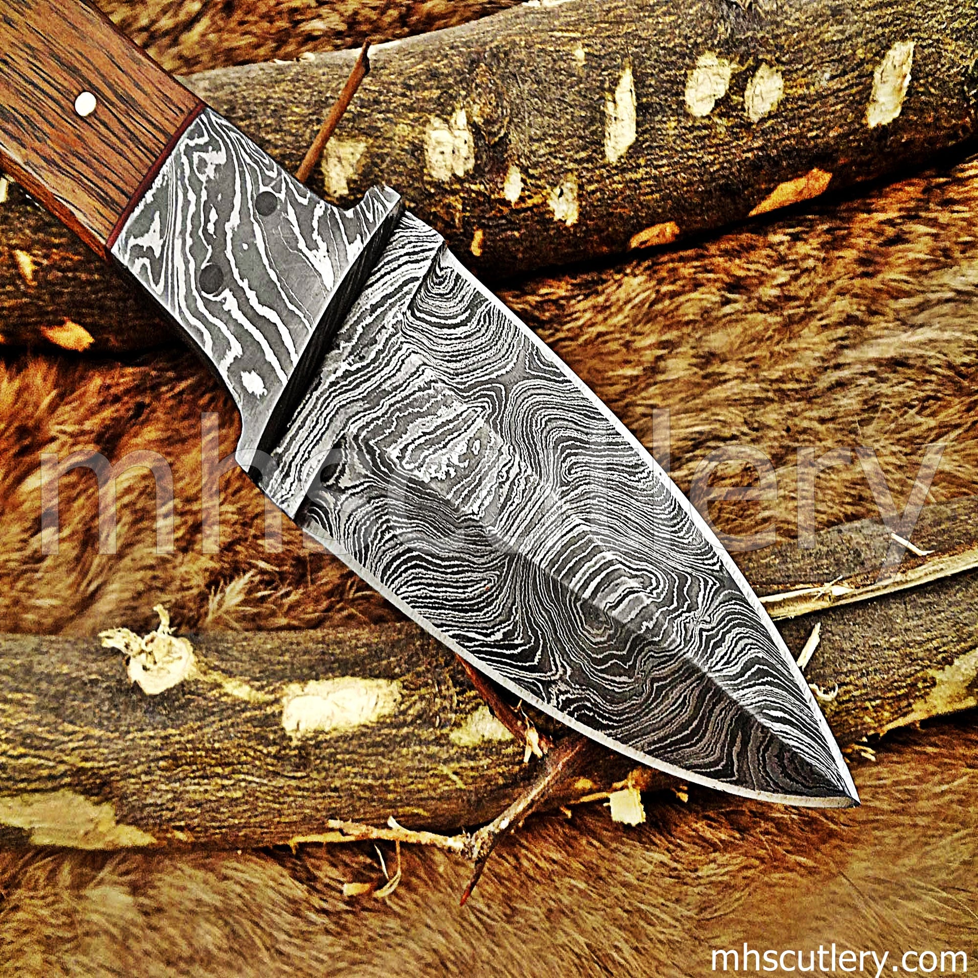 Damascus Steel Tactical Dagger Knife | mhscutlery