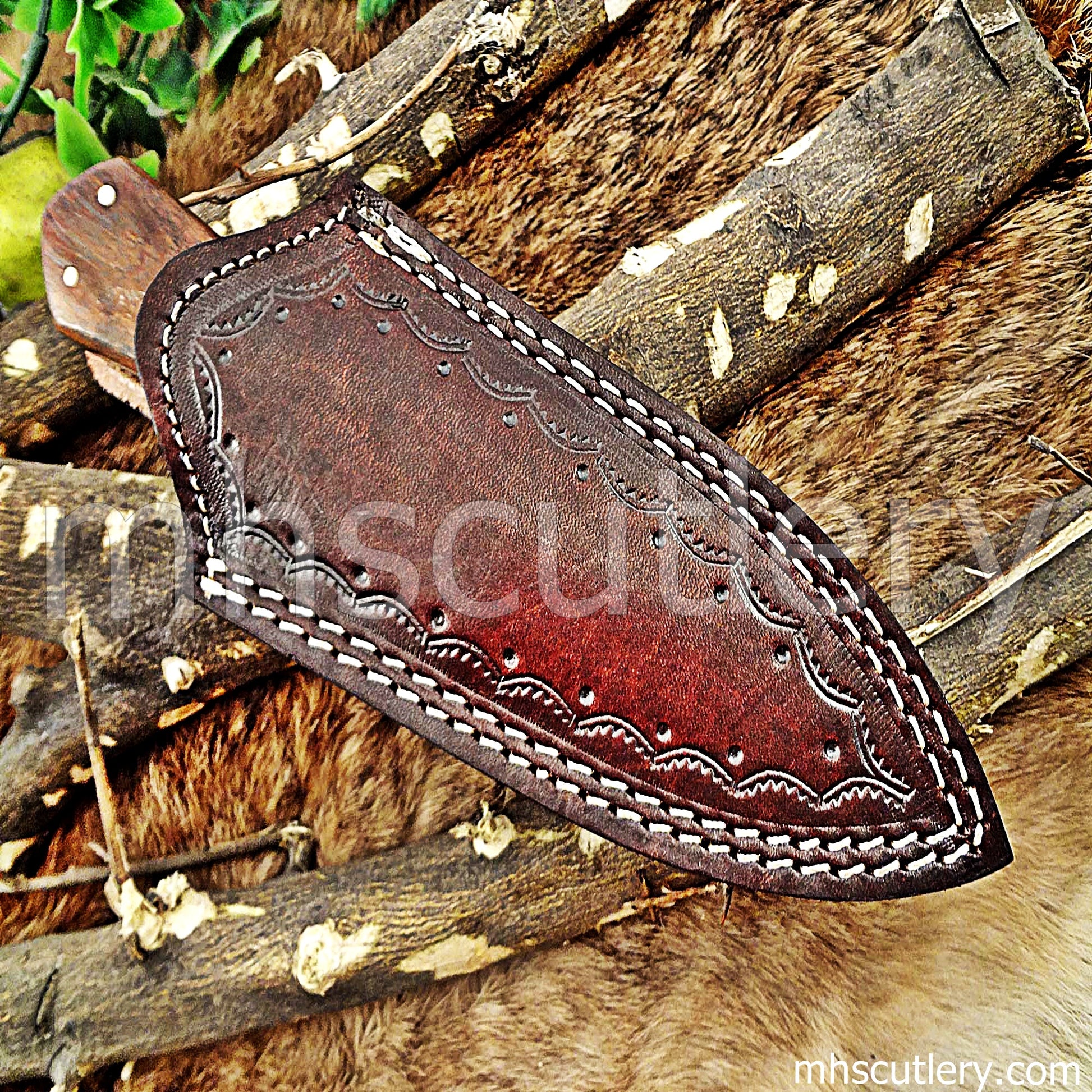 Damascus Steel Tactical Dagger Knife | mhscutlery