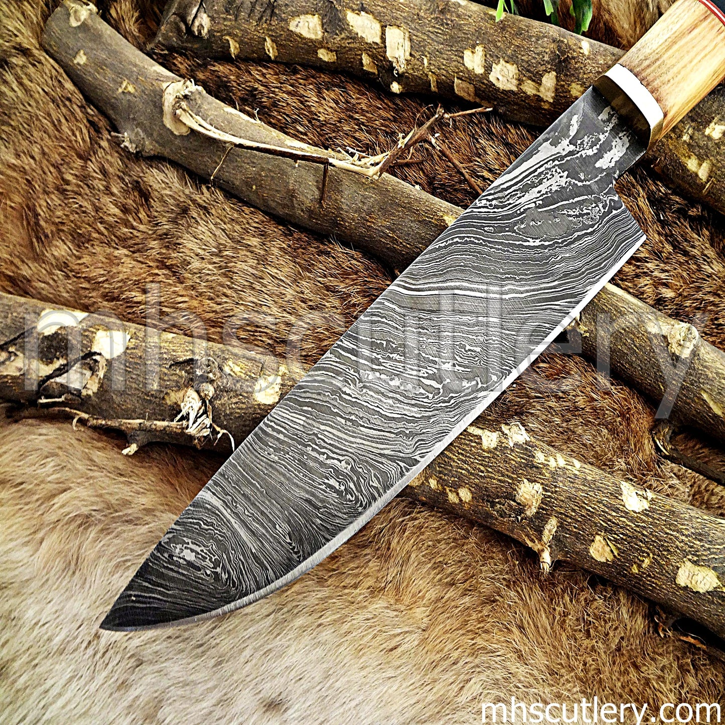 Hand Forged Damascus Steel Japanese Chef Knife | mhscutlery