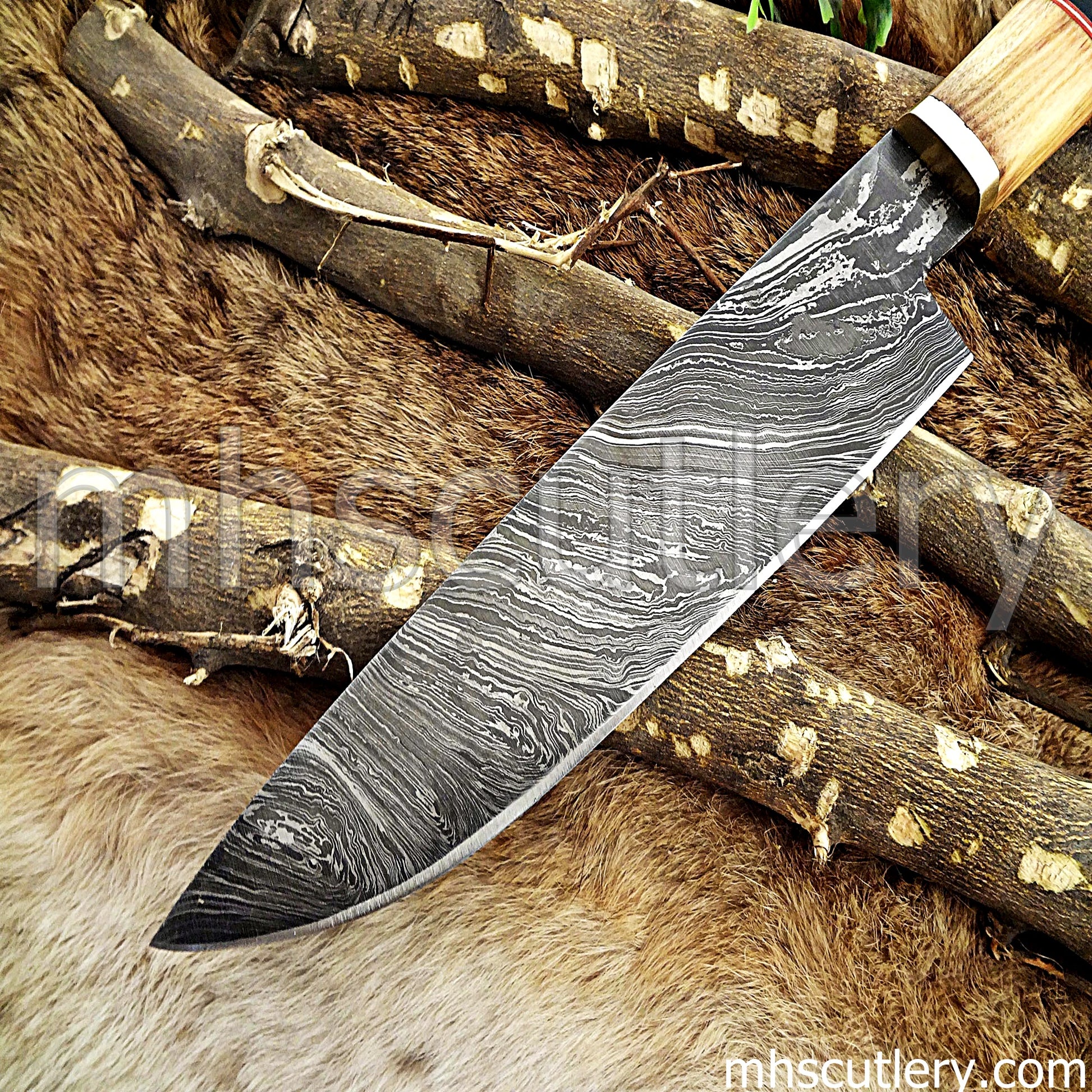Hand Forged Damascus Steel Japanese Chef Knife | mhscutlery