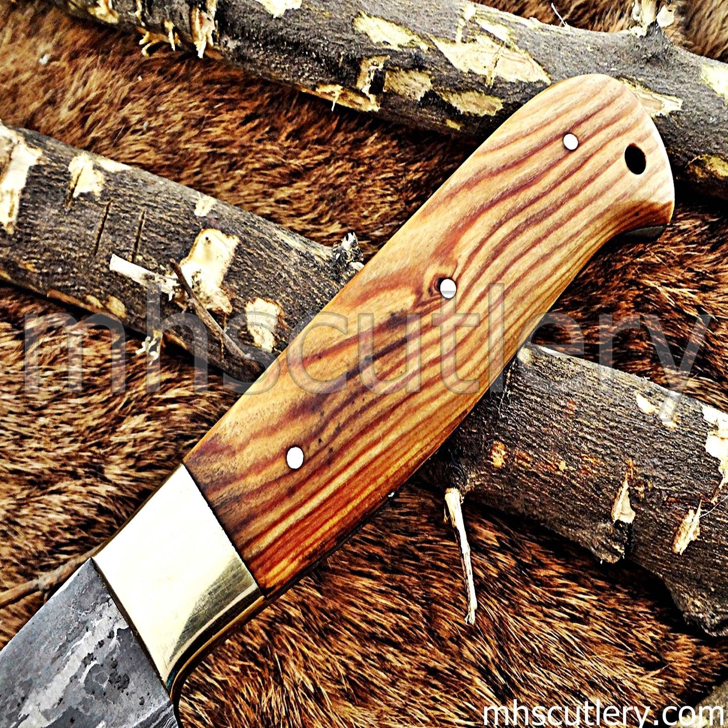 Custom Hand Forged Damascus Steel Paring Knife | mhscutlery