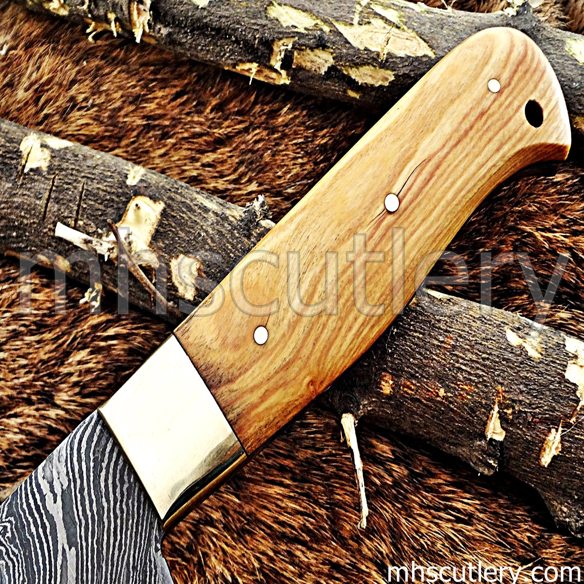Damascus Steel Utility Chef Knife | mhscutlery