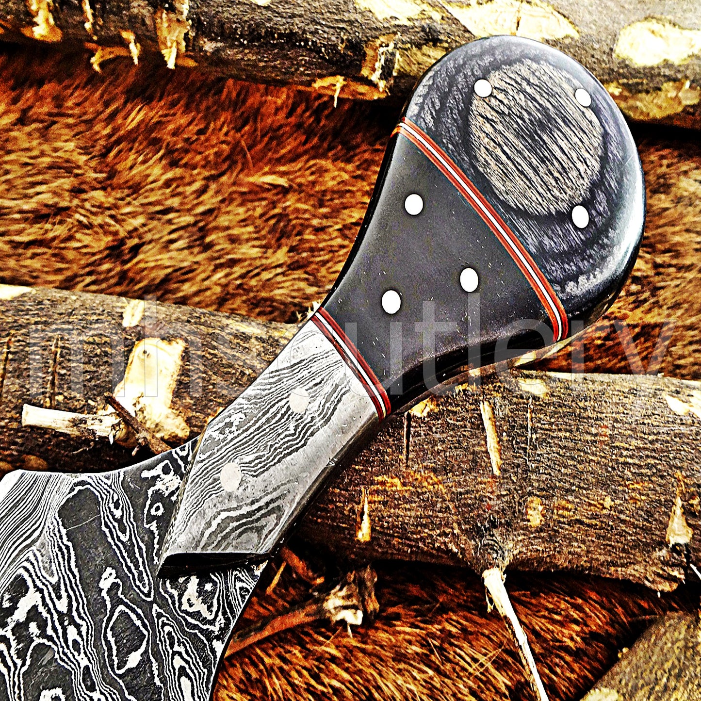 Damascus Steel Tactical Dagger Knife | mhscutlery