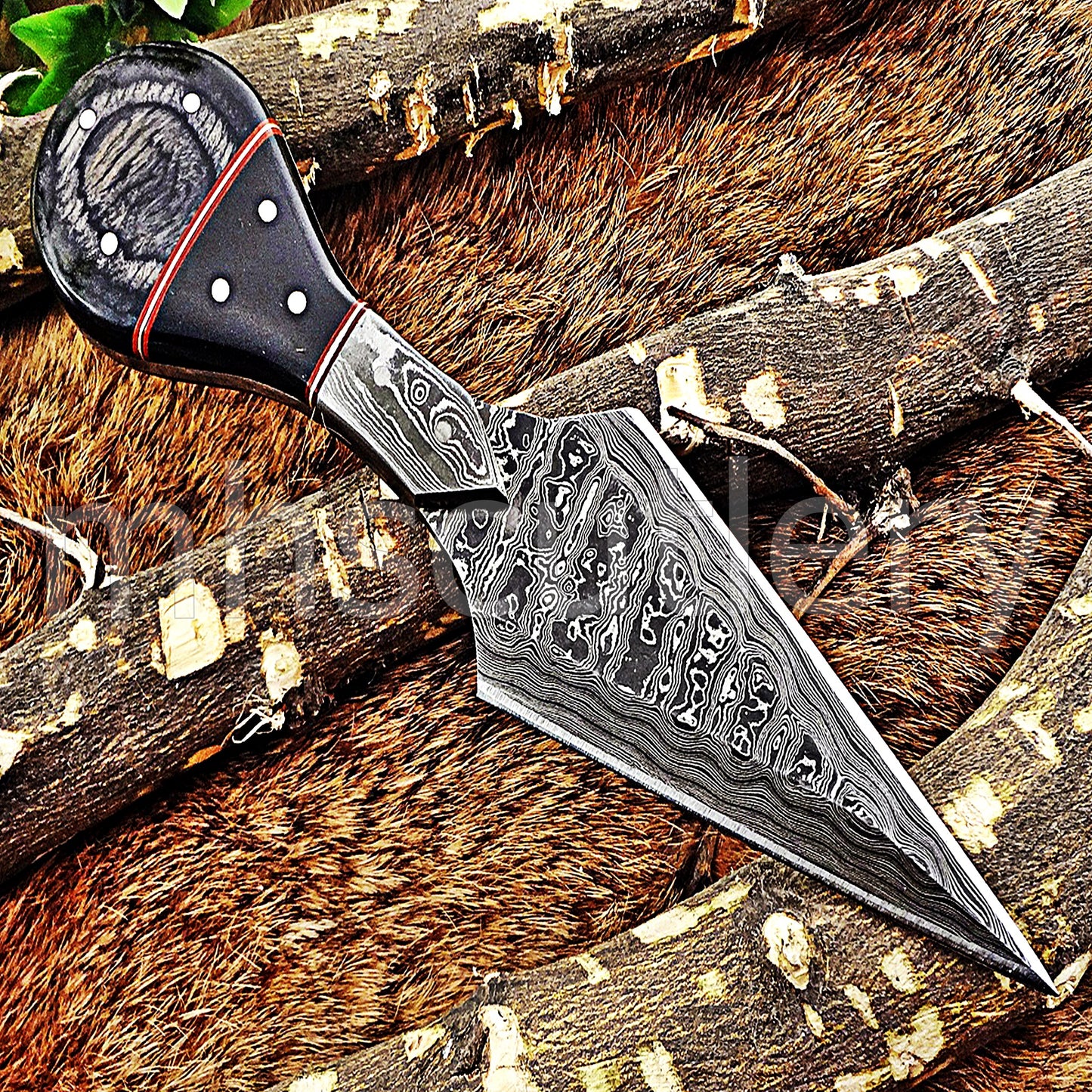 Damascus Steel Tactical Dagger Knife | mhscutlery