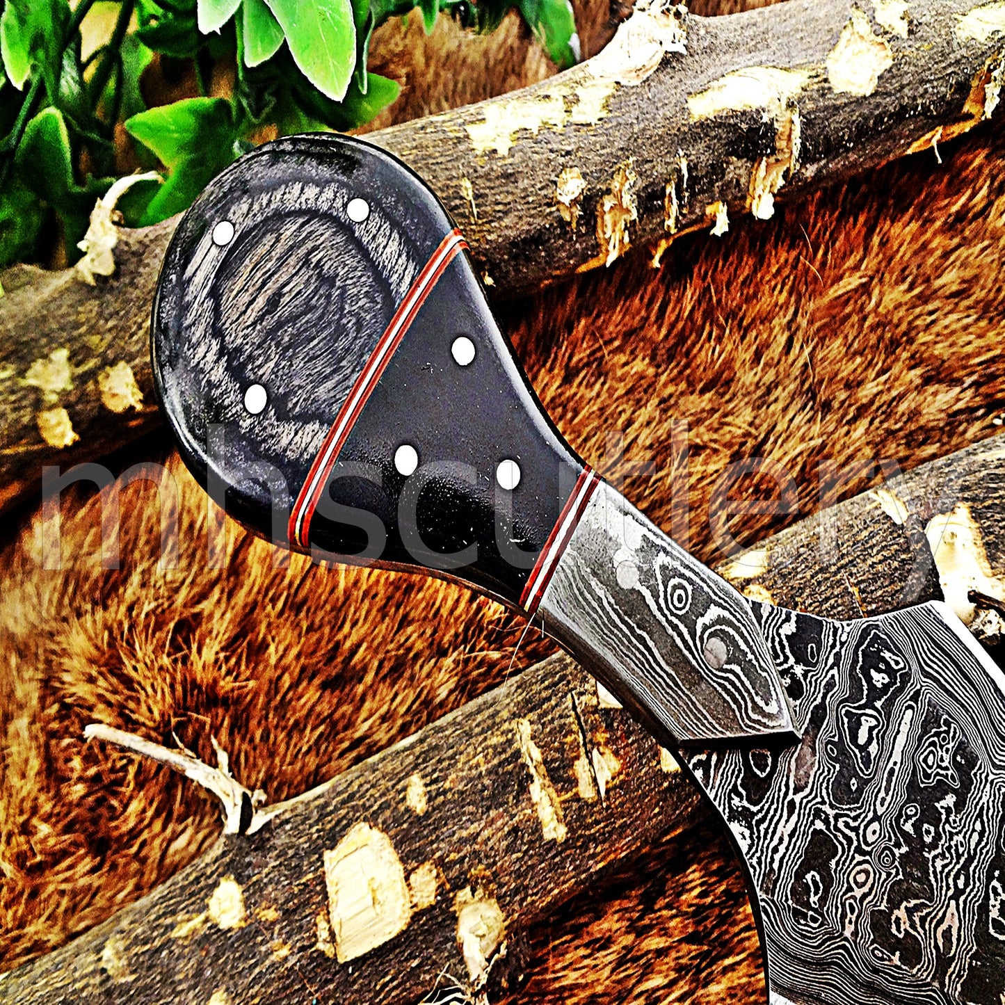 Damascus Steel Tactical Dagger Knife | mhscutlery