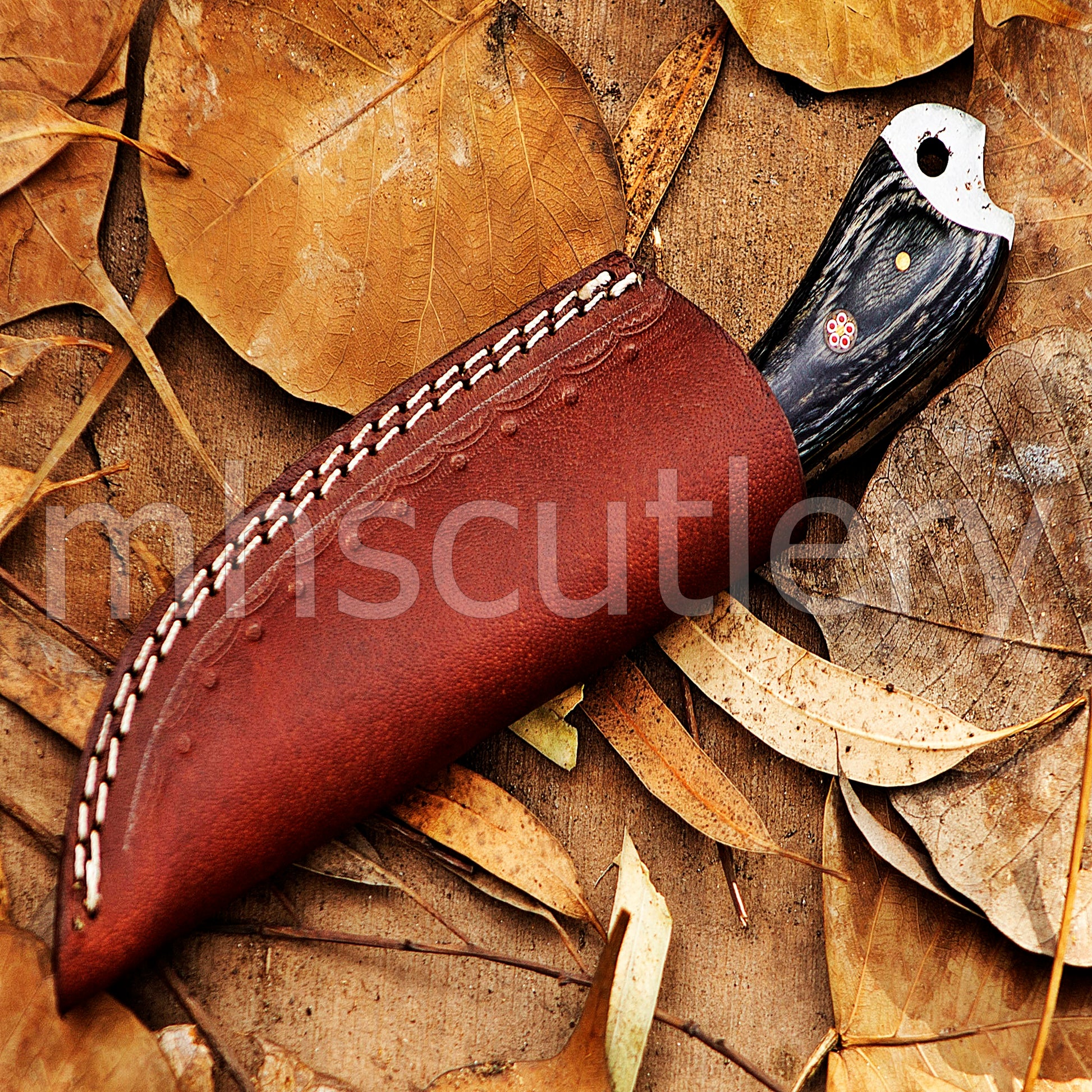 Custom Hand Forged Damascus Steel Tanto | mhscutlery