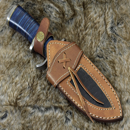Handmade Damascus Steel Tactical Hunting Knife | Custom Fixed Blade