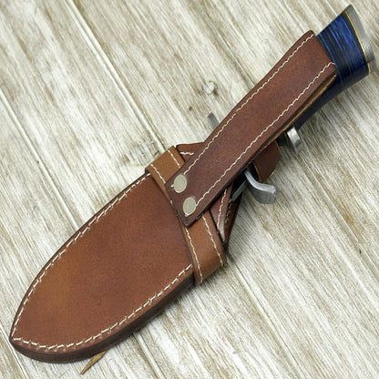 Handmade Damascus Steel Tactical Hunting Knife | Custom Fixed Blade
